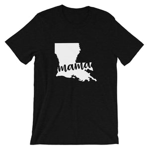 Louisiana Mama State Silhouette T-Shirt - StateofMamahood