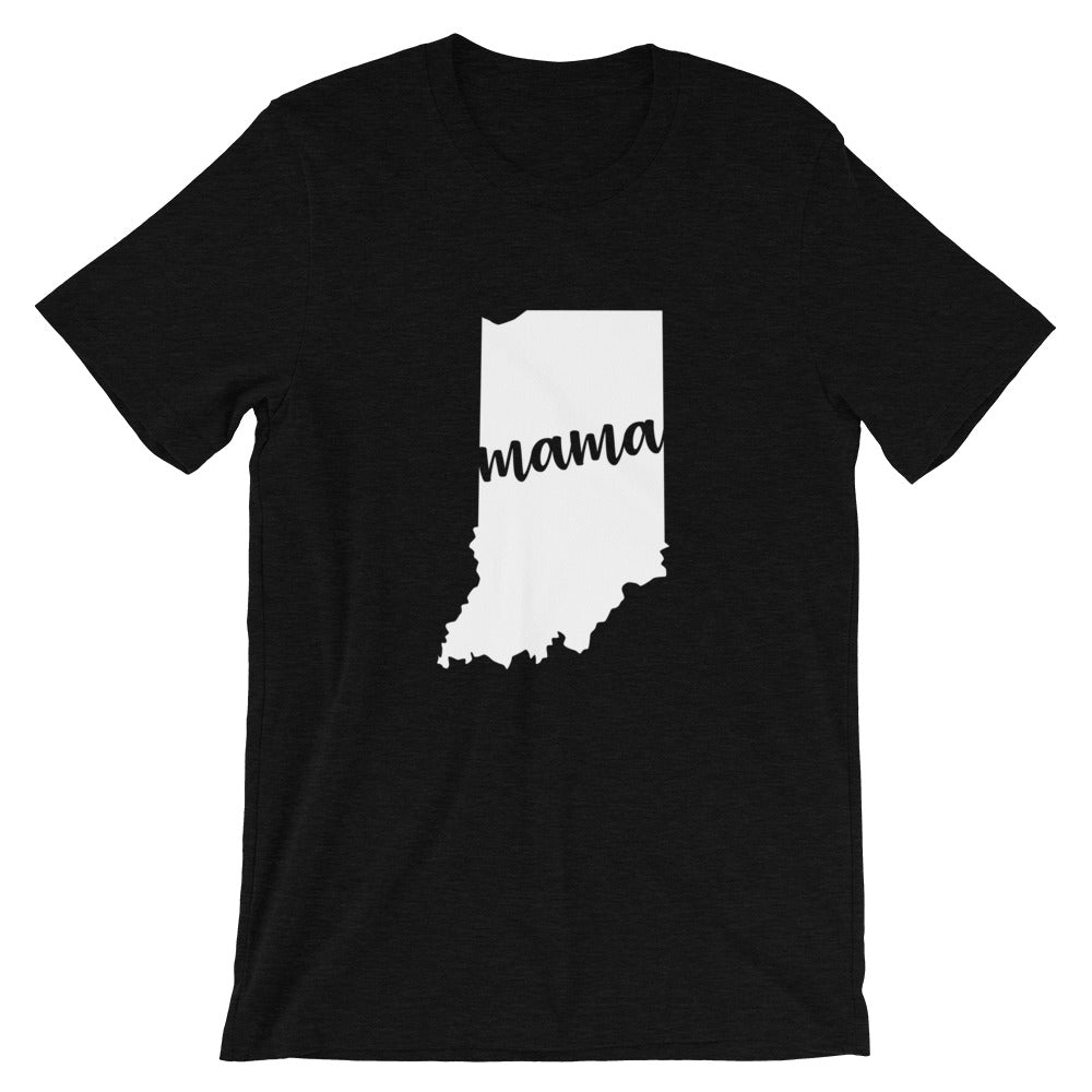 Indiana Mama State Silhouette T-Shirt - StateofMamahood