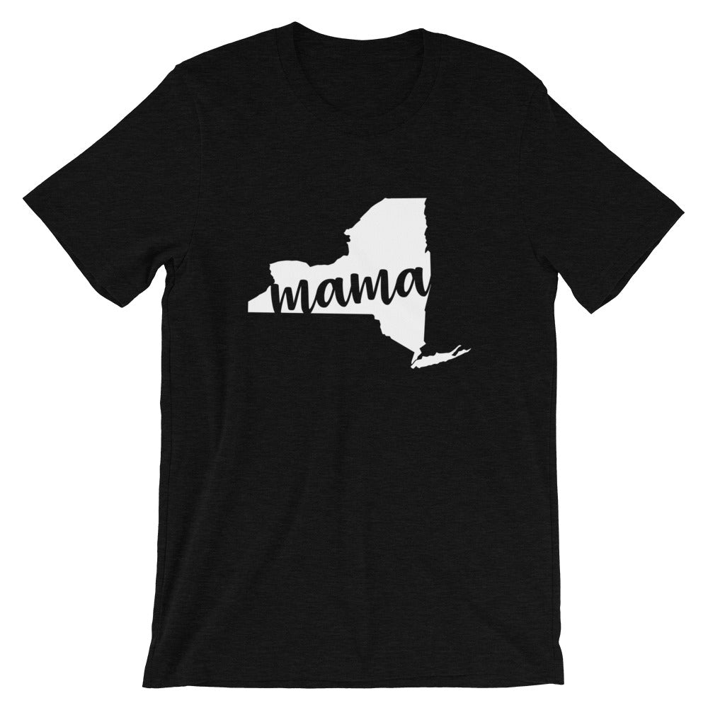 New York Mama State Silhouette T-Shirt - StateofMamahood