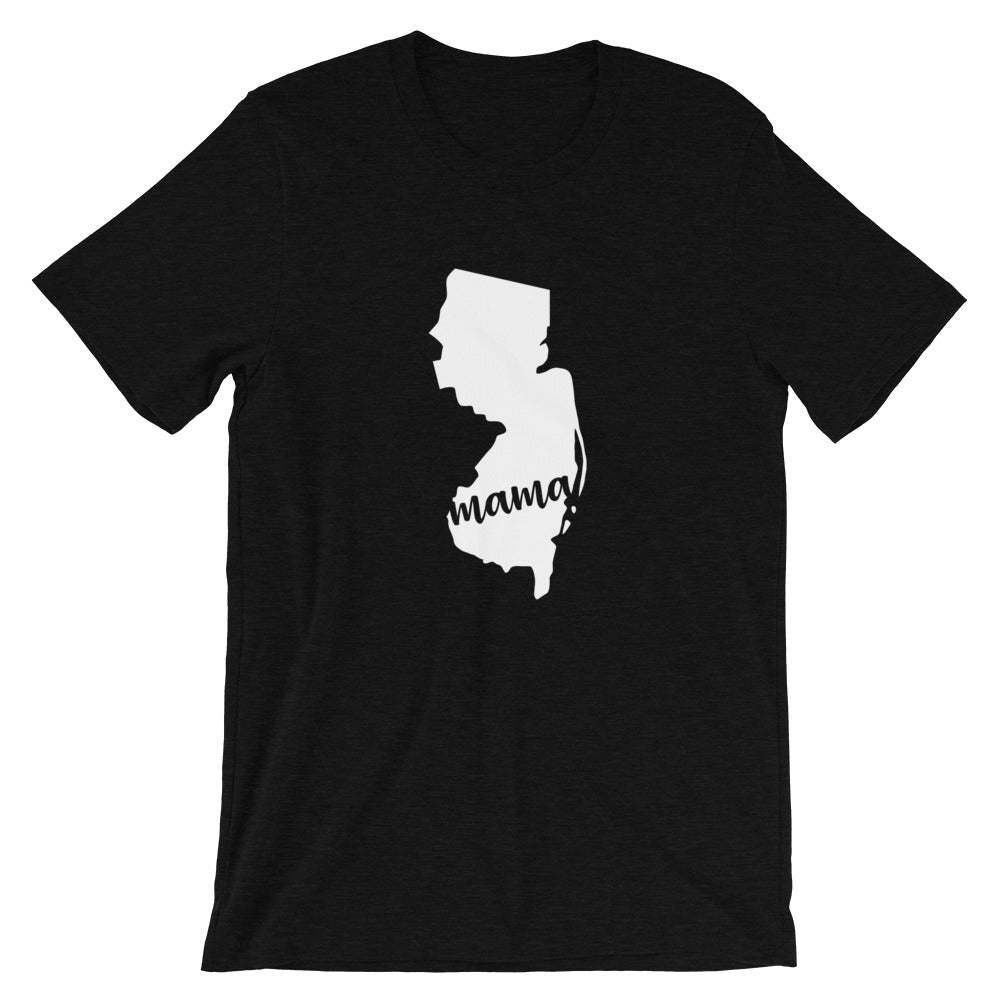 New Jersey Mama State Silhouette T-Shirt - StateofMamahood