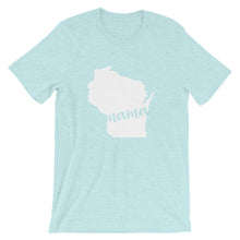 Load image into Gallery viewer, Wisconsin Mama State Silhouette T-Shirt - StateofMamahood