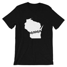 Load image into Gallery viewer, Wisconsin Mama State Silhouette T-Shirt - StateofMamahood
